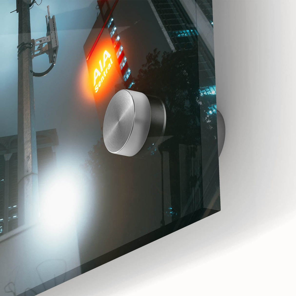 Cityscape photography prints – Futuristic city nightscape art