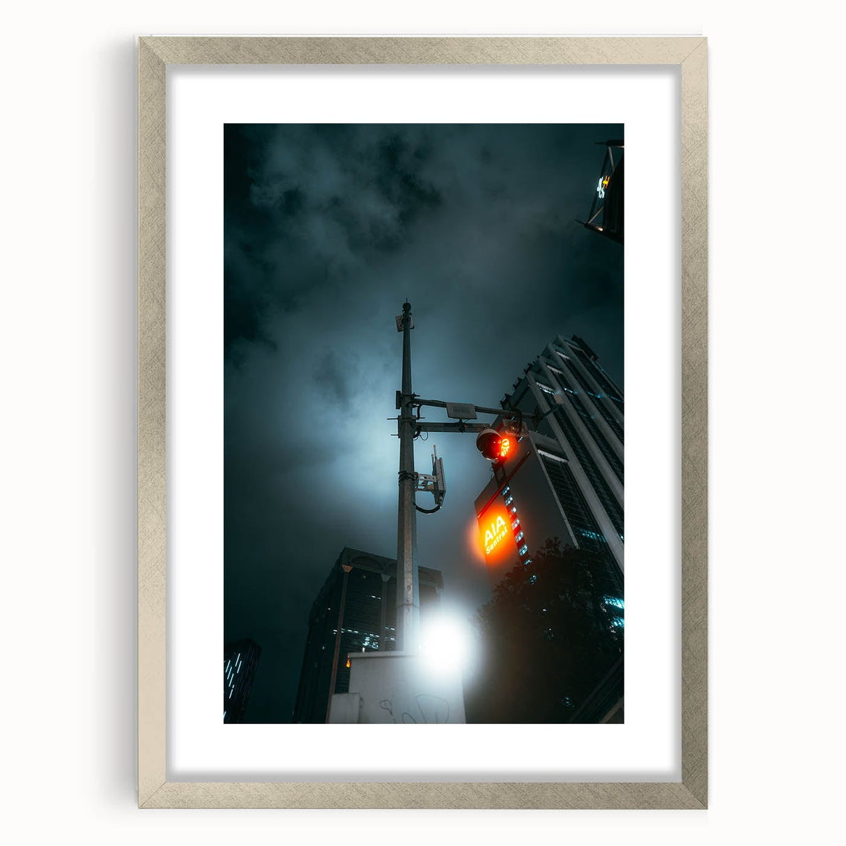 Cityscape photography prints – Futuristic city nightscape art