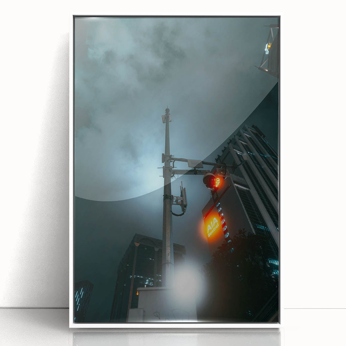 Cityscape photography prints – Futuristic city nightscape art