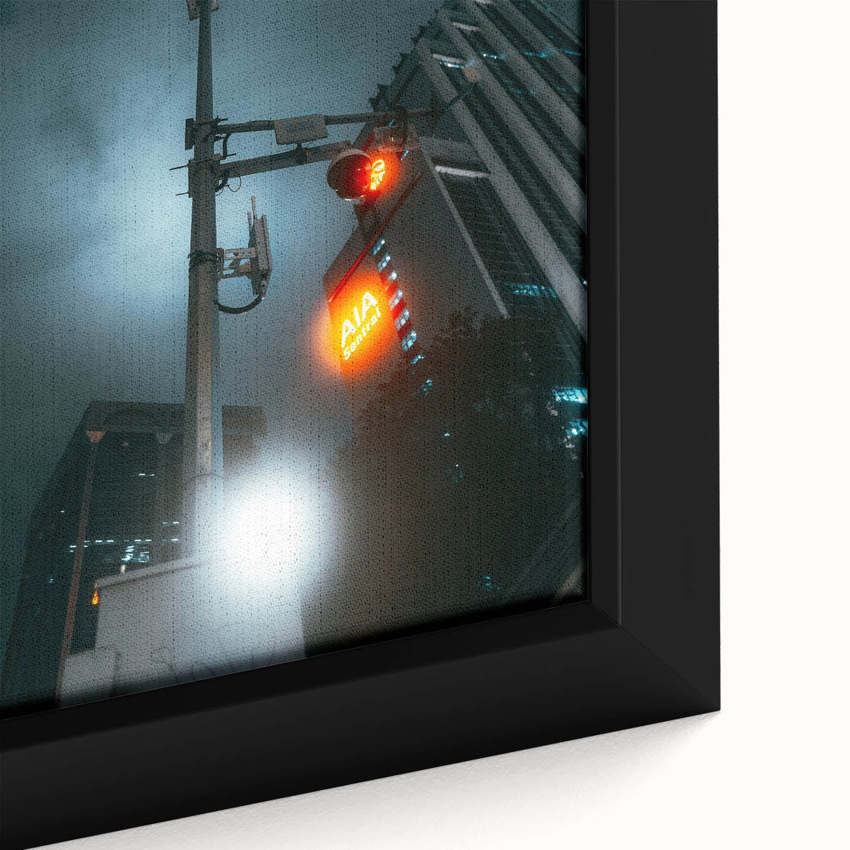 Cityscape photography prints – Futuristic city nightscape art