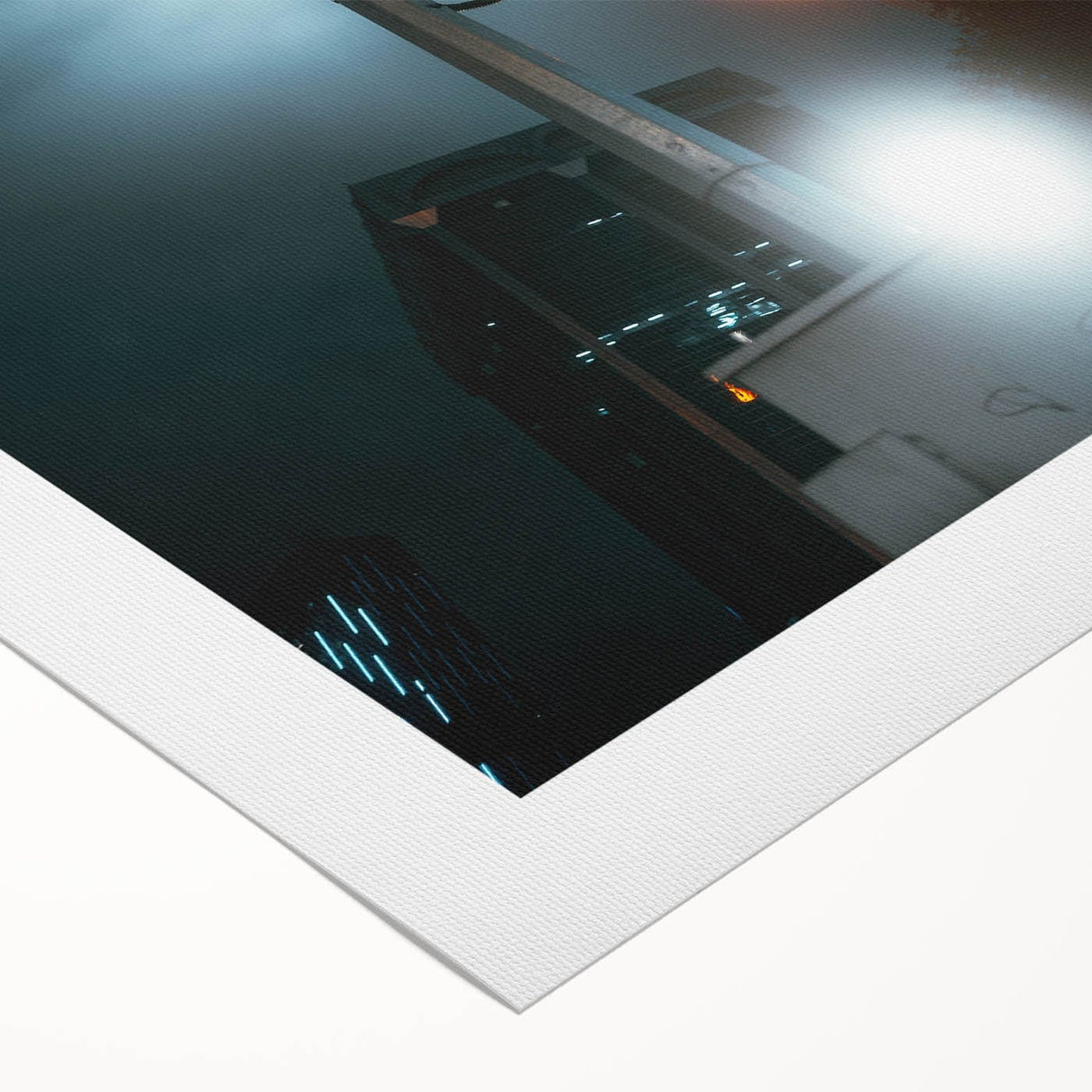 Cityscape photography prints – Futuristic city nightscape art