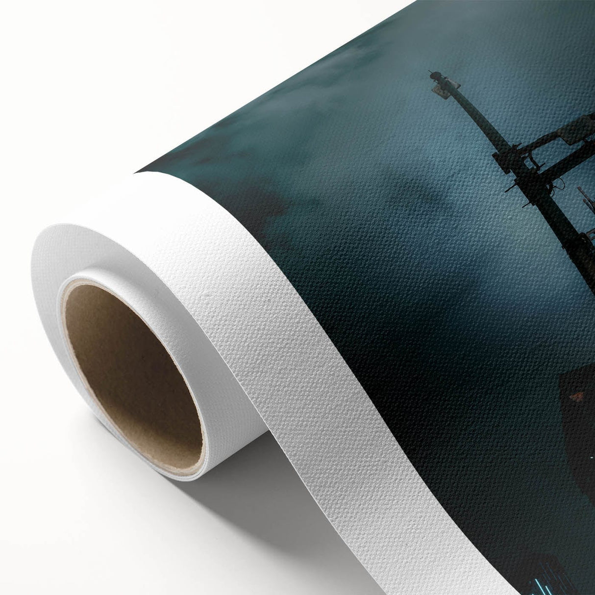 Cityscape photography prints – Futuristic city nightscape art