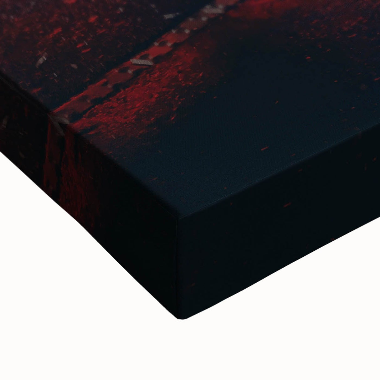 Contemporary city wall decor – Night traffic light trail art print