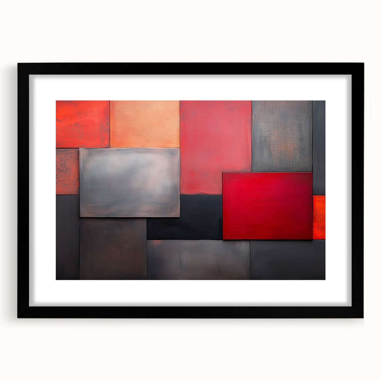Bold Abstract Wall Art Collection – Geometric Color Block Design