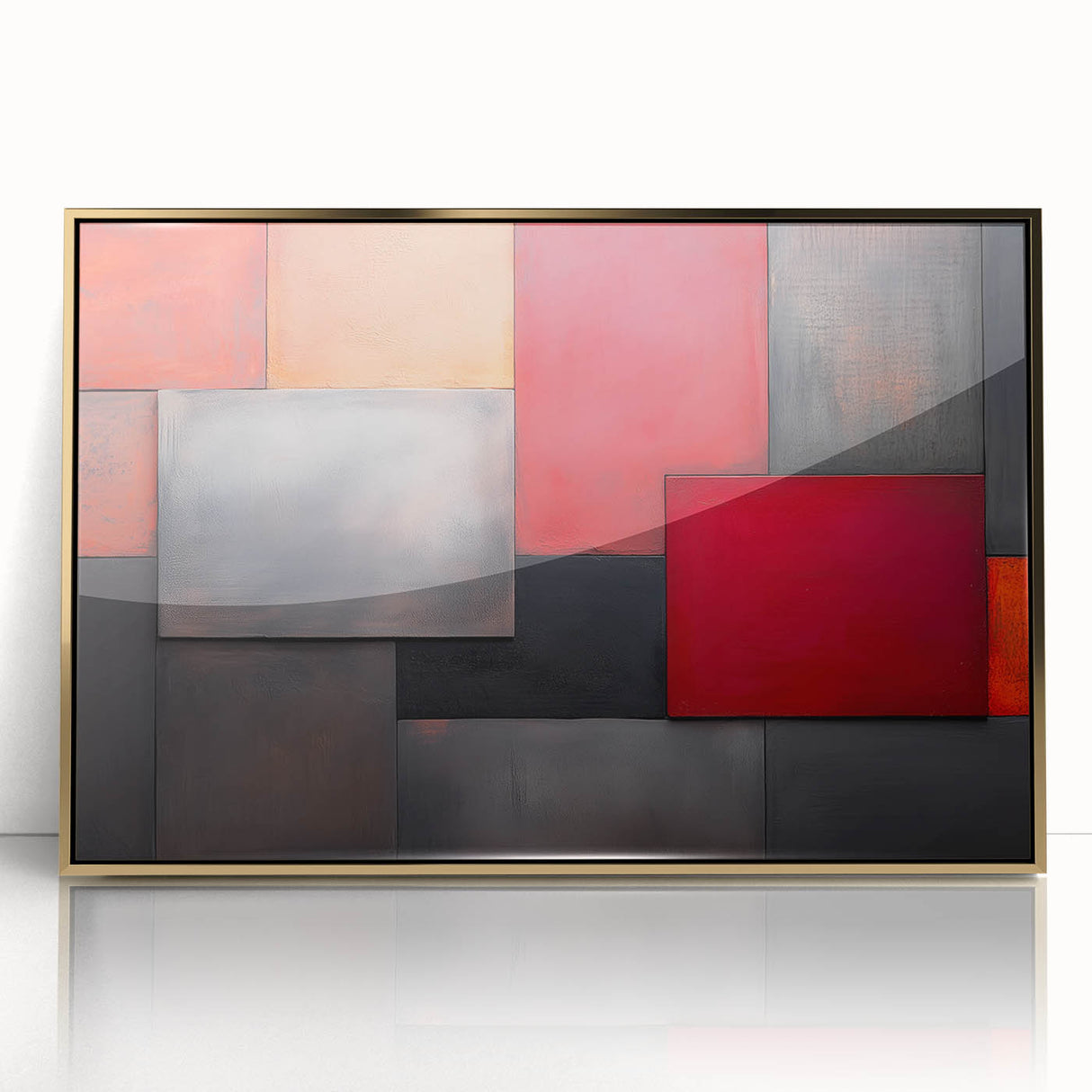 Bold Abstract Wall Art Collection – Geometric Color Block Design