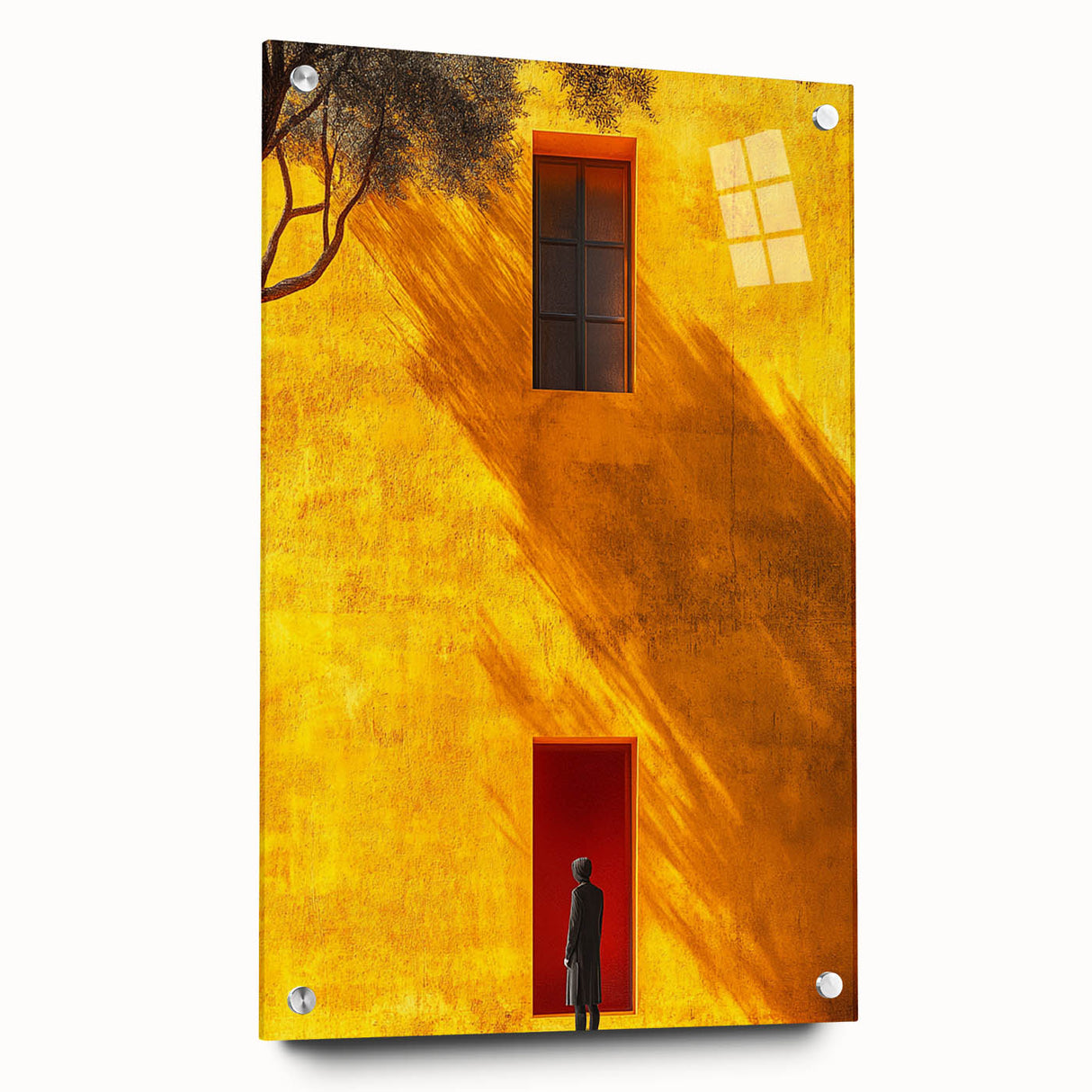 Contemporary Minimalist Landscape Decor – Vibrant Urban Wall Print