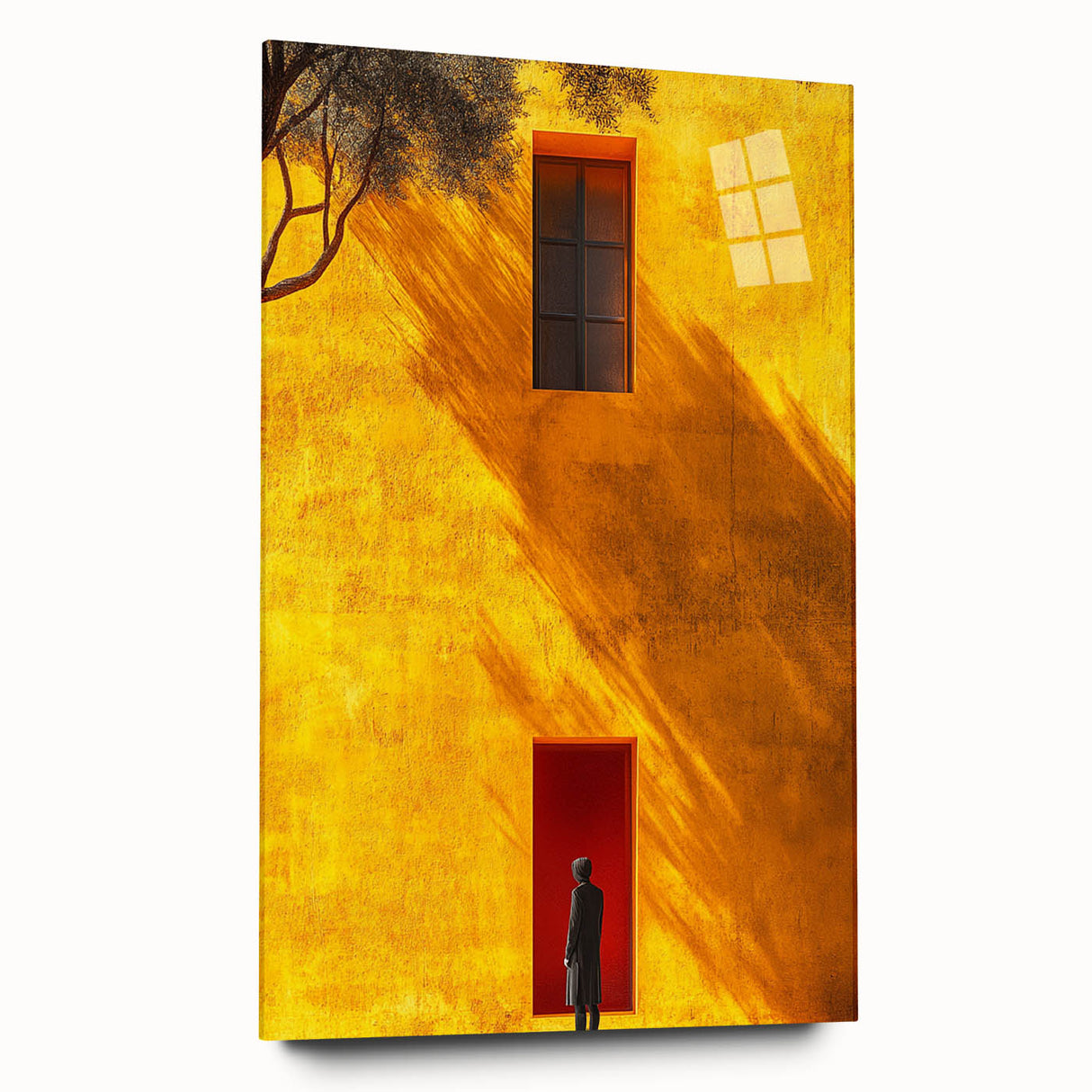 Contemporary Minimalist Landscape Decor – Vibrant Urban Wall Print
