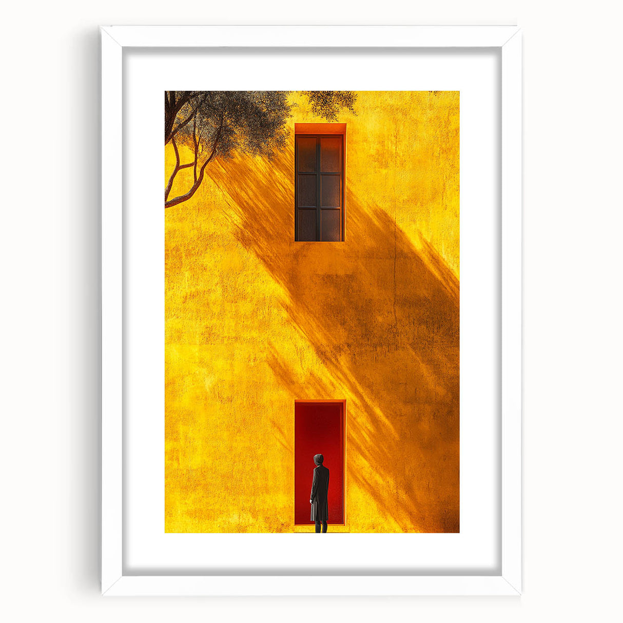Contemporary Minimalist Landscape Decor – Vibrant Urban Wall Print