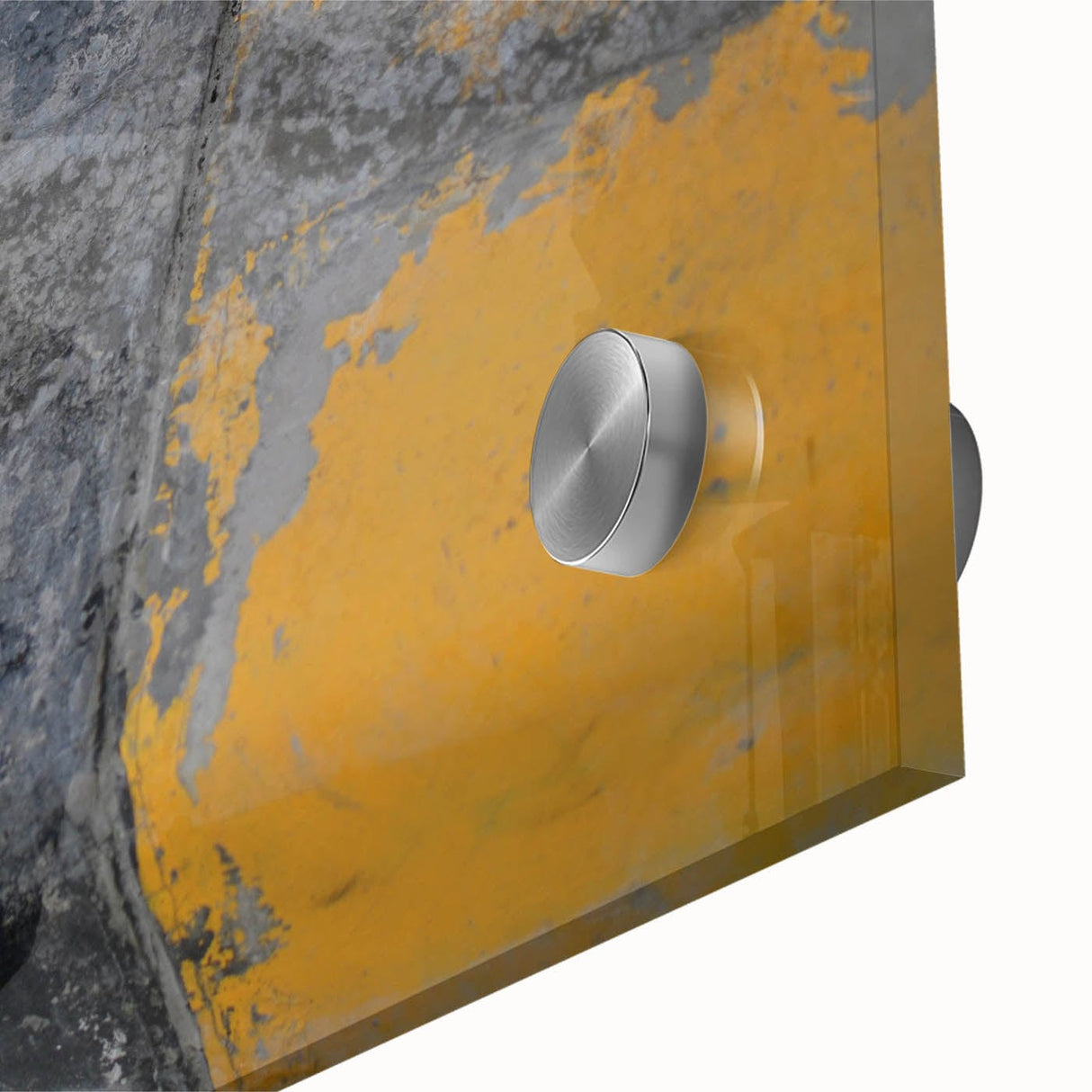 Metropolitan Photography Art – Urban Shoes on Yellow Curb Print