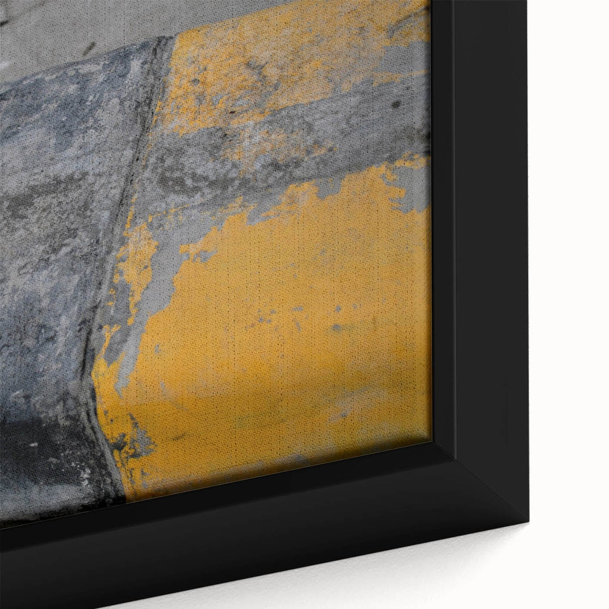 Metropolitan Photography Art – Urban Shoes on Yellow Curb Print