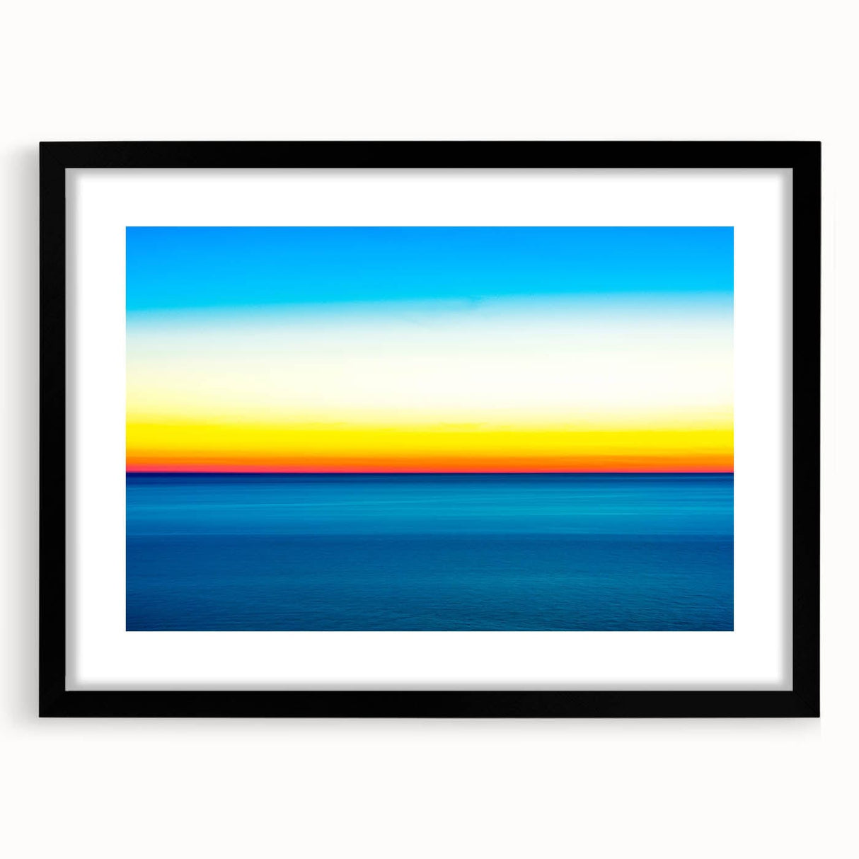 Vibrant Ocean Horizon - Fine Art Photography Canvas Prints