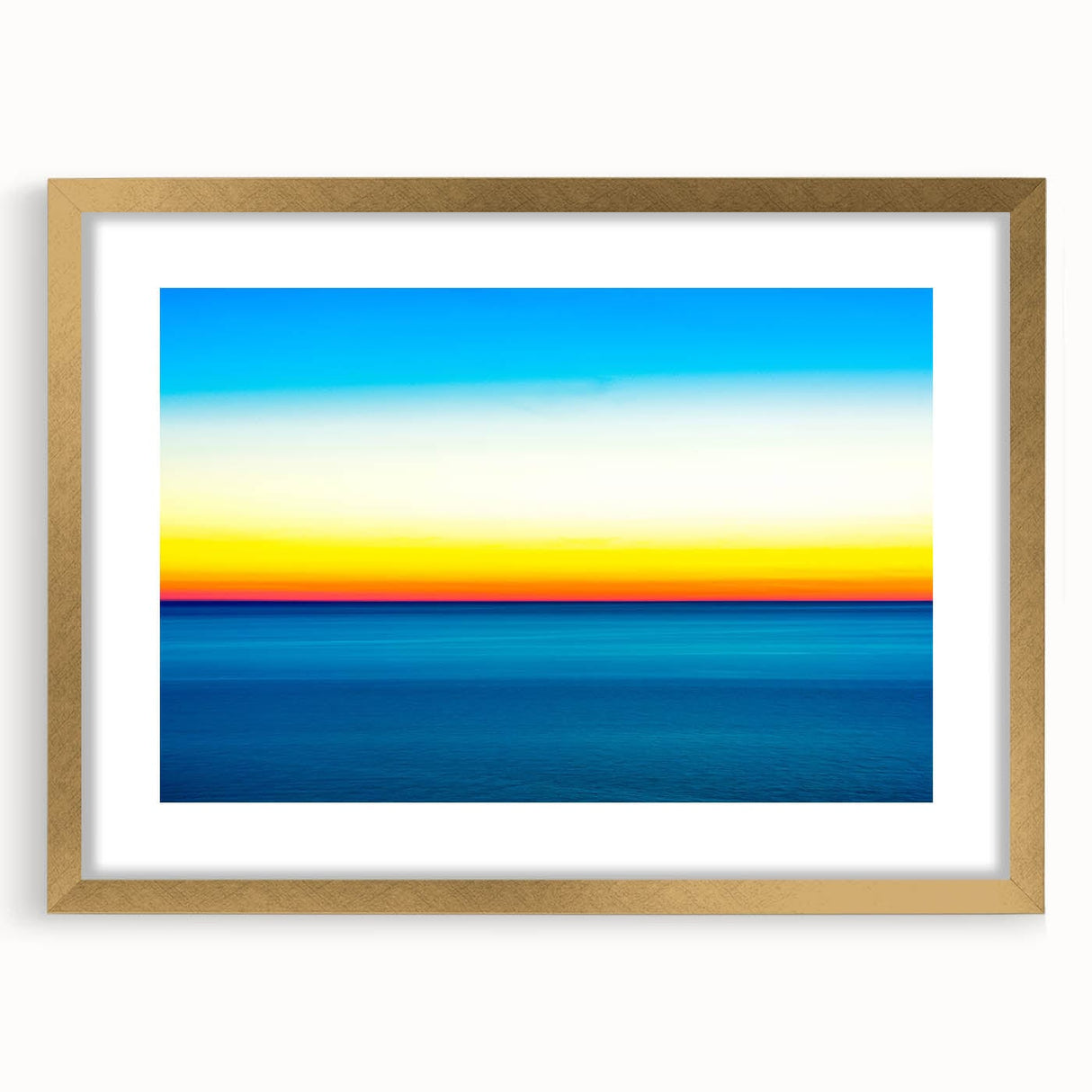 Vibrant Ocean Horizon - Fine Art Photography Canvas Prints