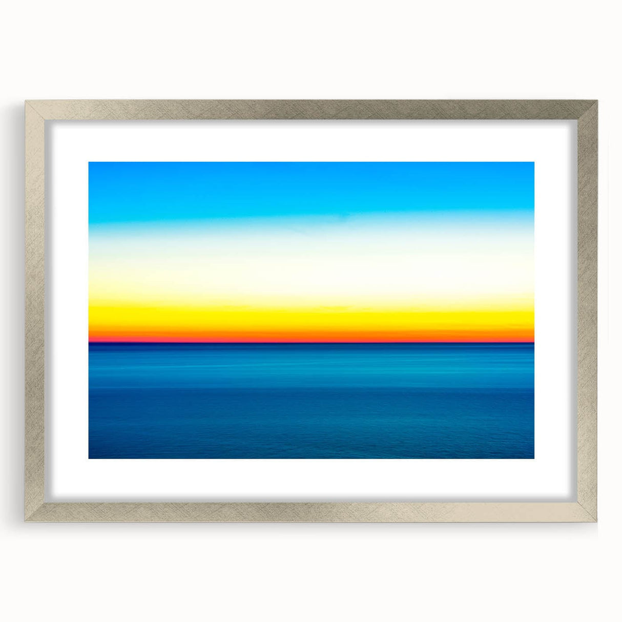 Vibrant Ocean Horizon - Fine Art Photography Canvas Prints