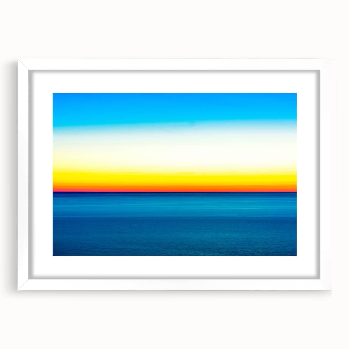 Vibrant Ocean Horizon - Fine Art Photography Canvas Prints