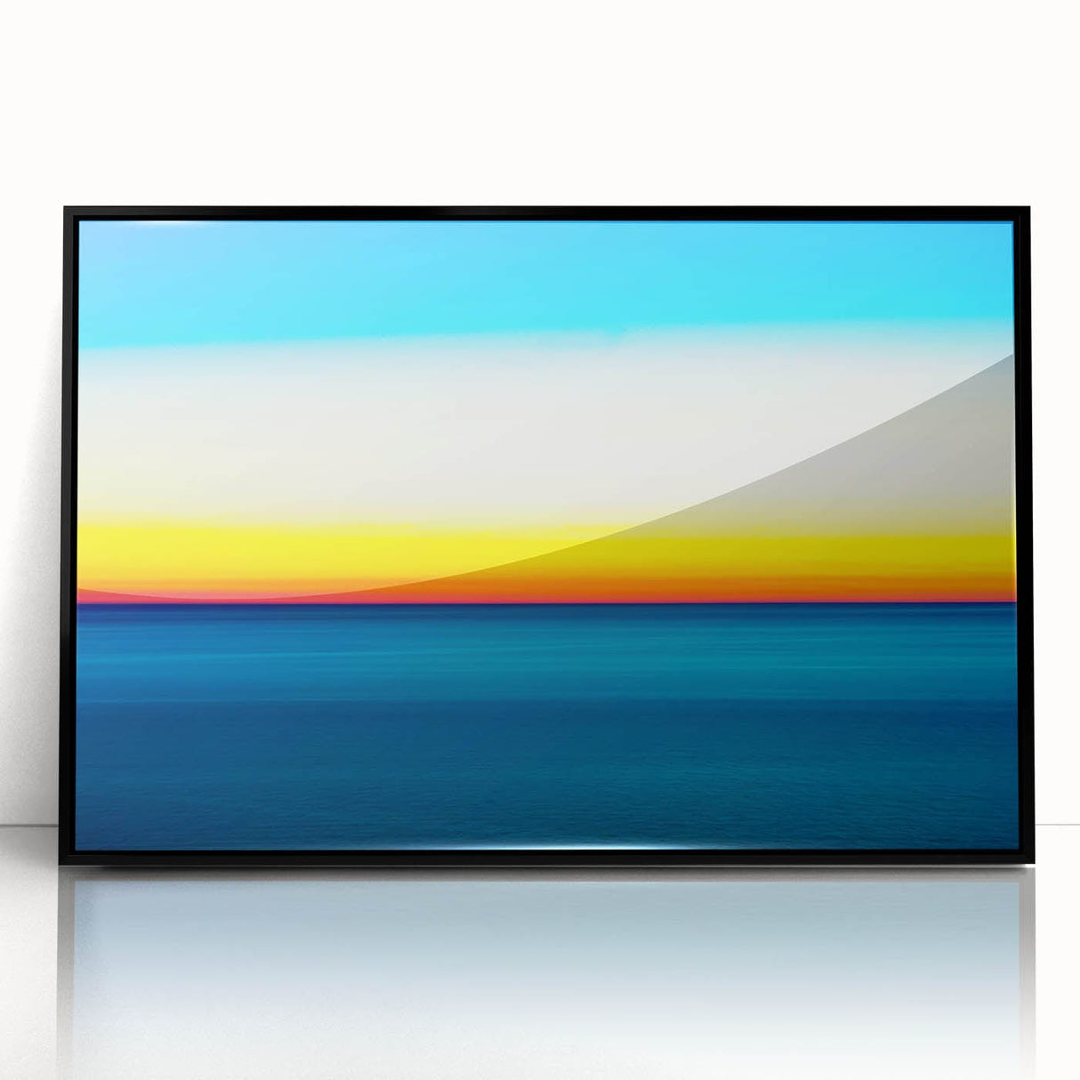 Vibrant Ocean Horizon - Fine Art Photography Canvas Prints