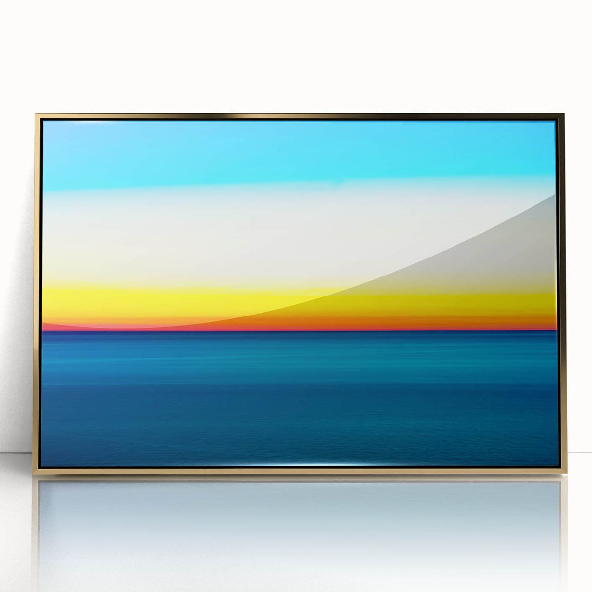 Vibrant Ocean Horizon - Fine Art Photography Canvas Prints