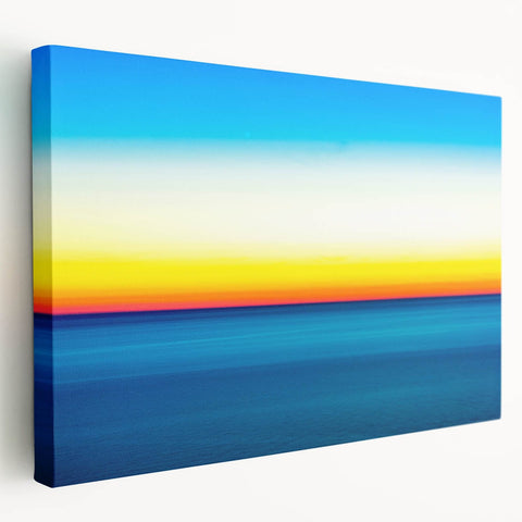 Vibrant Ocean Horizon - Fine Art Photography Canvas Prints