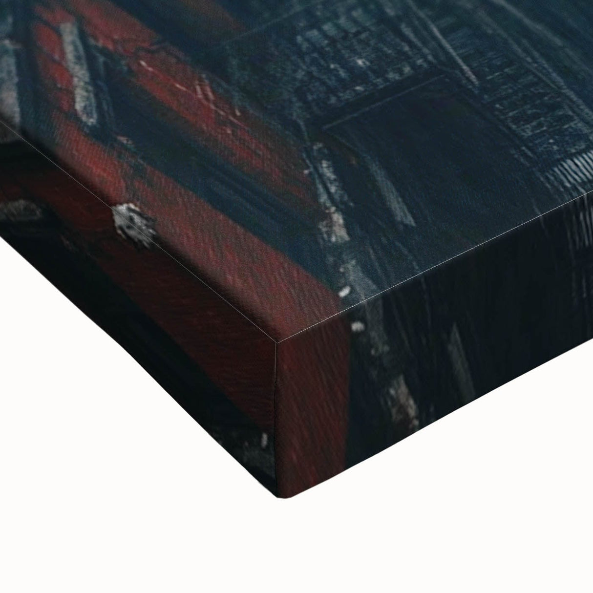 Cityscape Photography Prints – Red Brick Urban Courtyard Wall Art