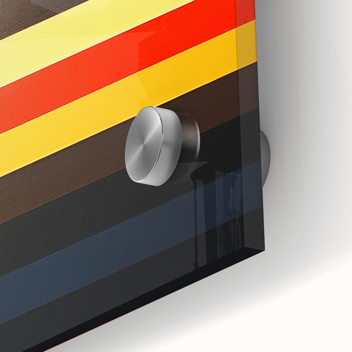 Striped Abstract Geometric Wall Art – Bold Modern Colorful Print