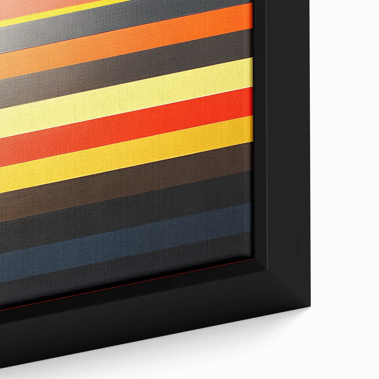 Striped Abstract Geometric Wall Art – Bold Modern Colorful Print