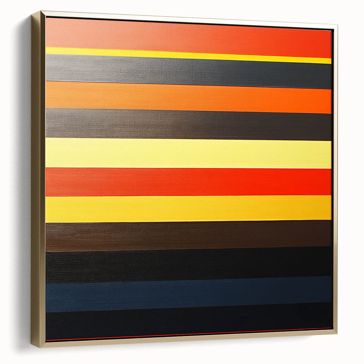 Striped Abstract Geometric Wall Art – Bold Modern Colorful Print
