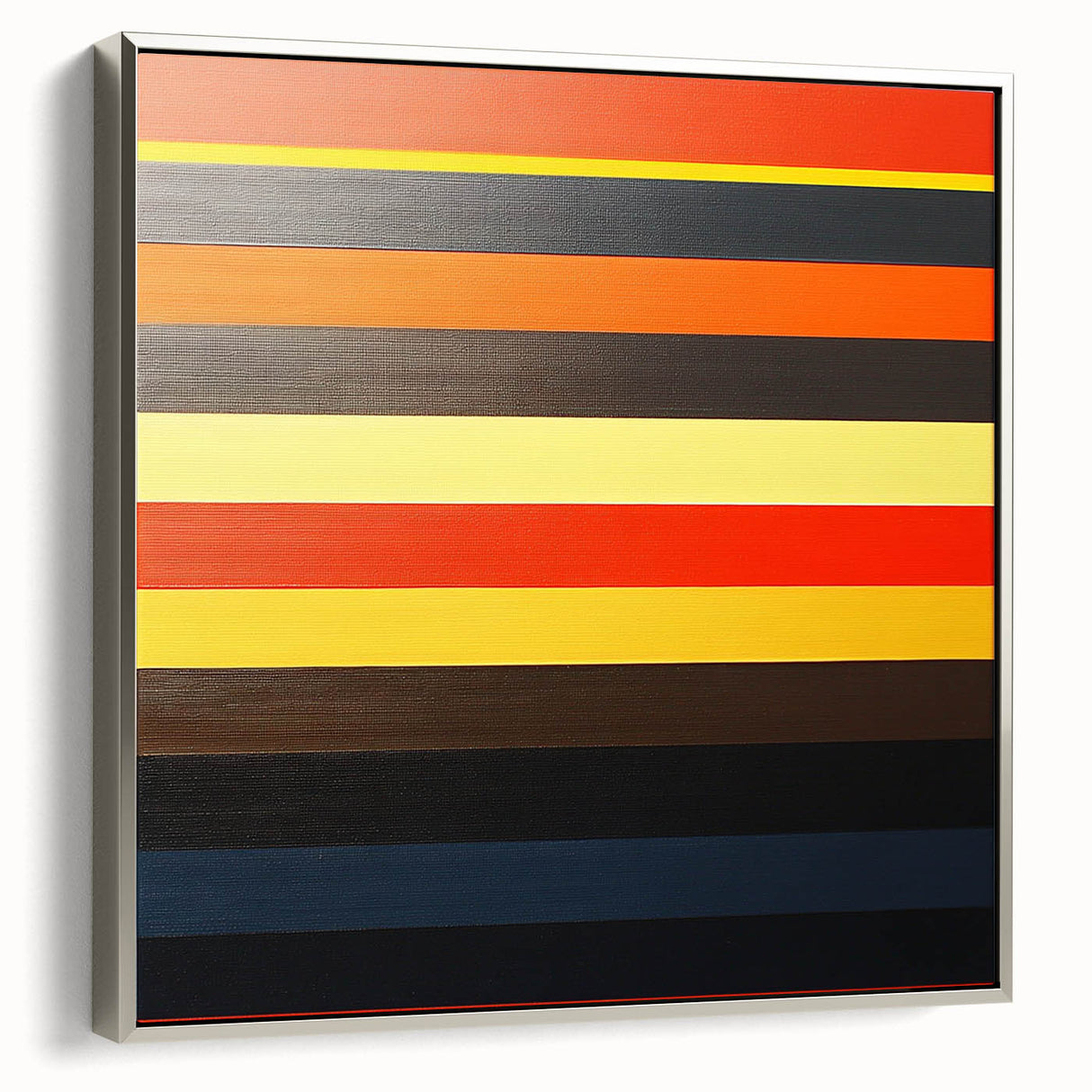 Striped Abstract Geometric Wall Art – Bold Modern Colorful Print