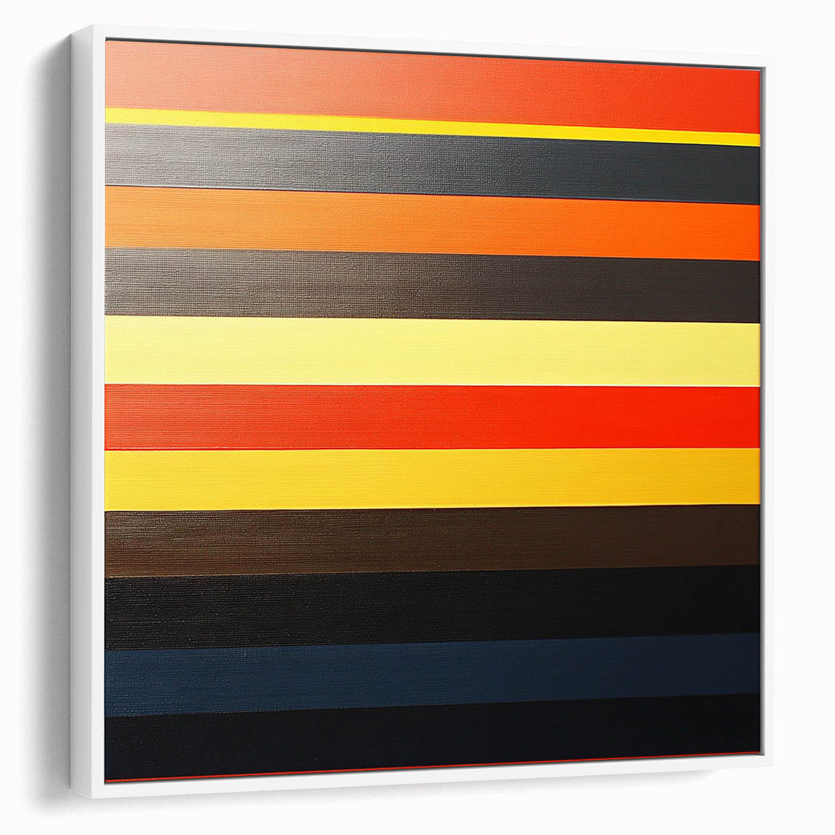 Striped Abstract Geometric Wall Art – Bold Modern Colorful Print