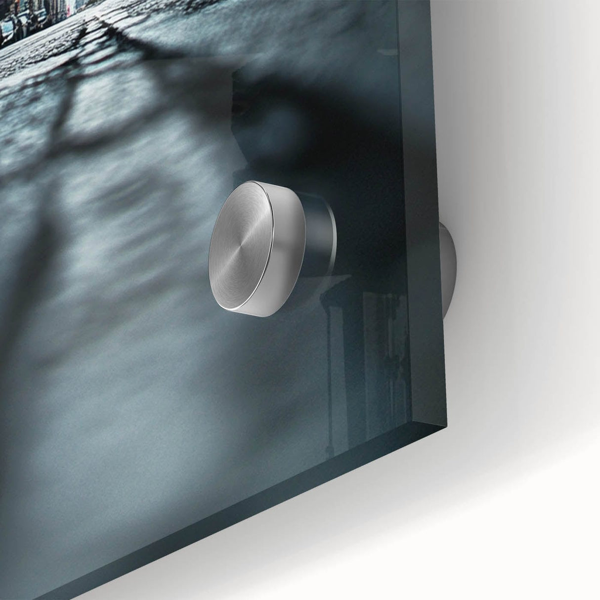 Contemporary City Wall Decor – Skyscraper Street Perspective Art