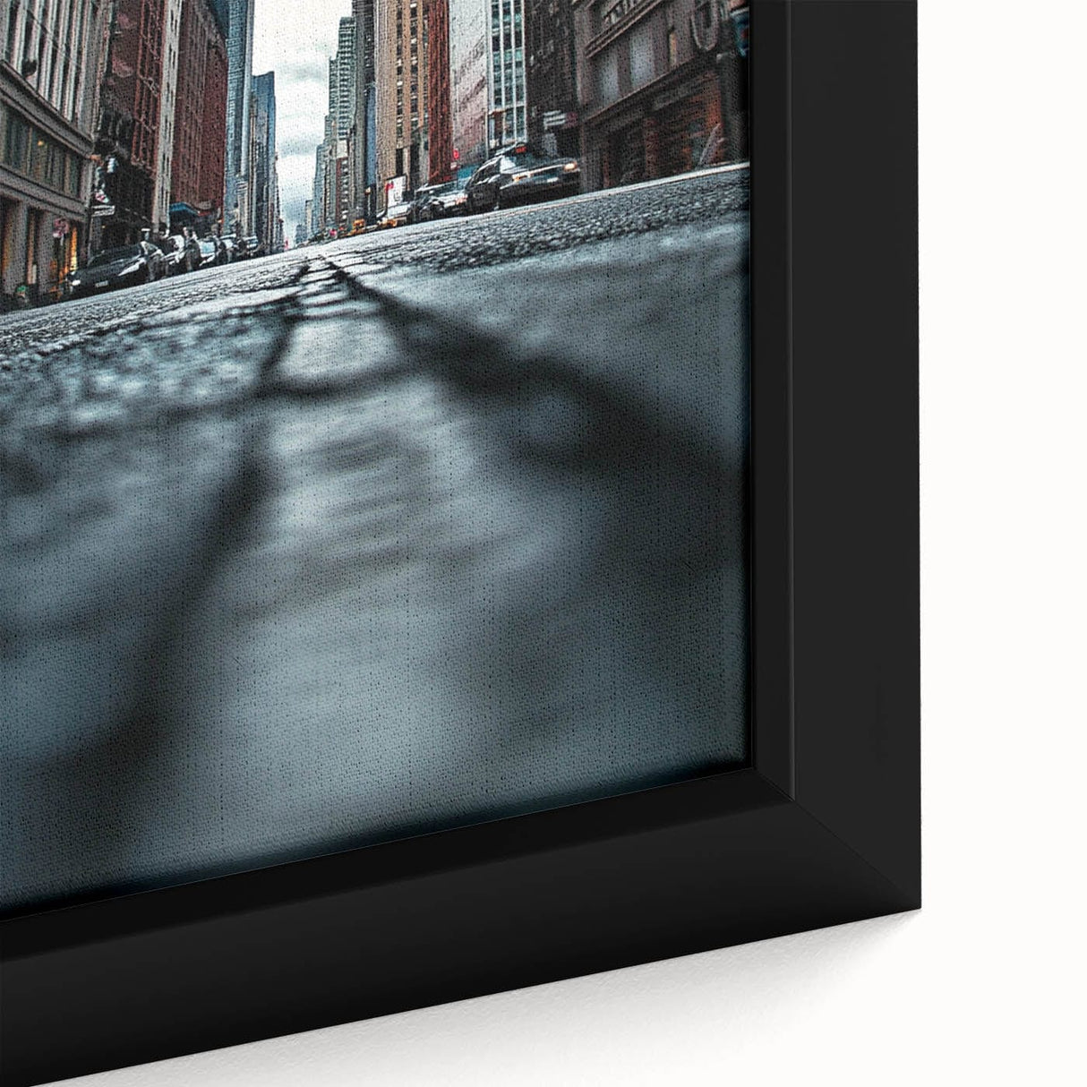 Contemporary City Wall Decor – Skyscraper Street Perspective Art