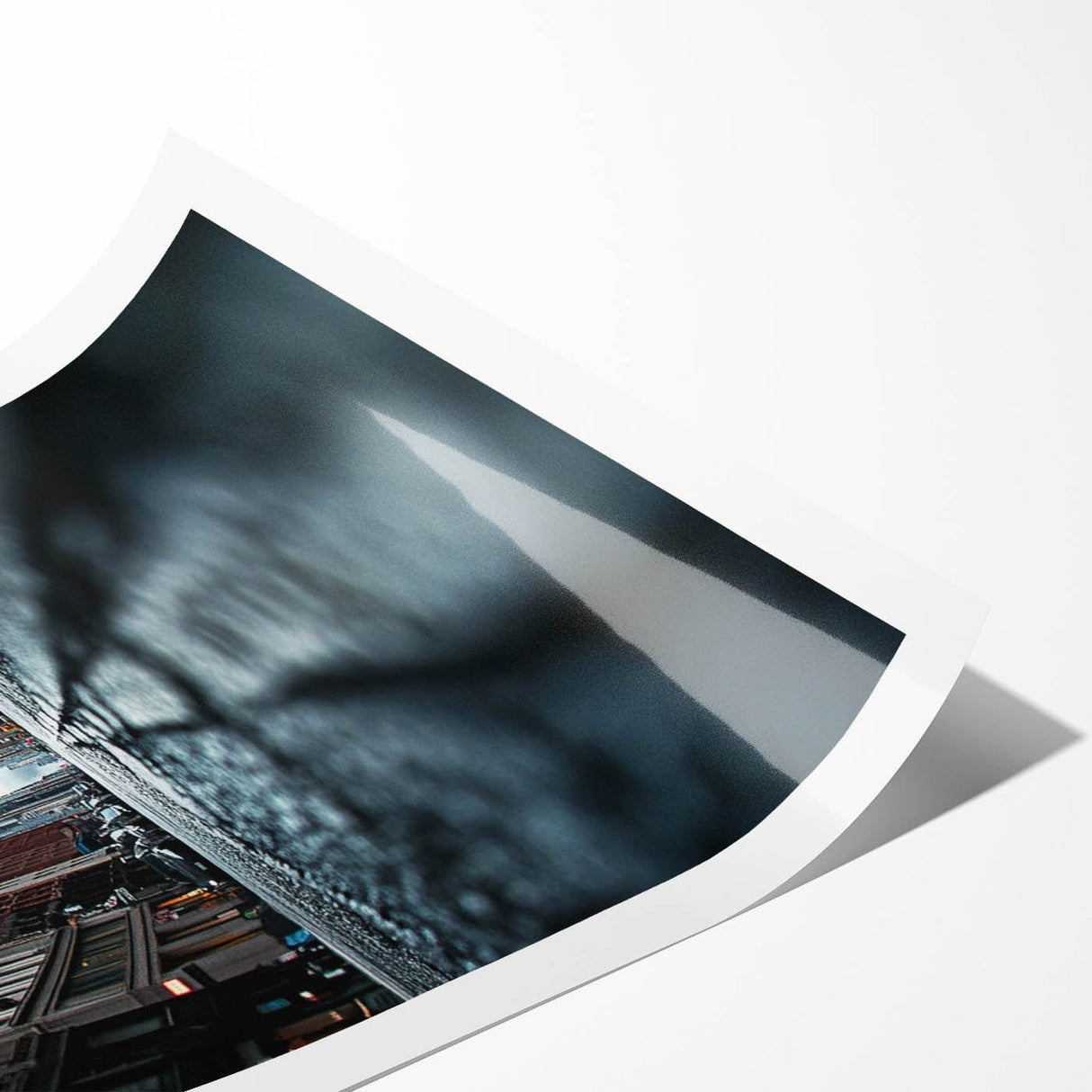 Contemporary City Wall Decor – Skyscraper Street Perspective Art