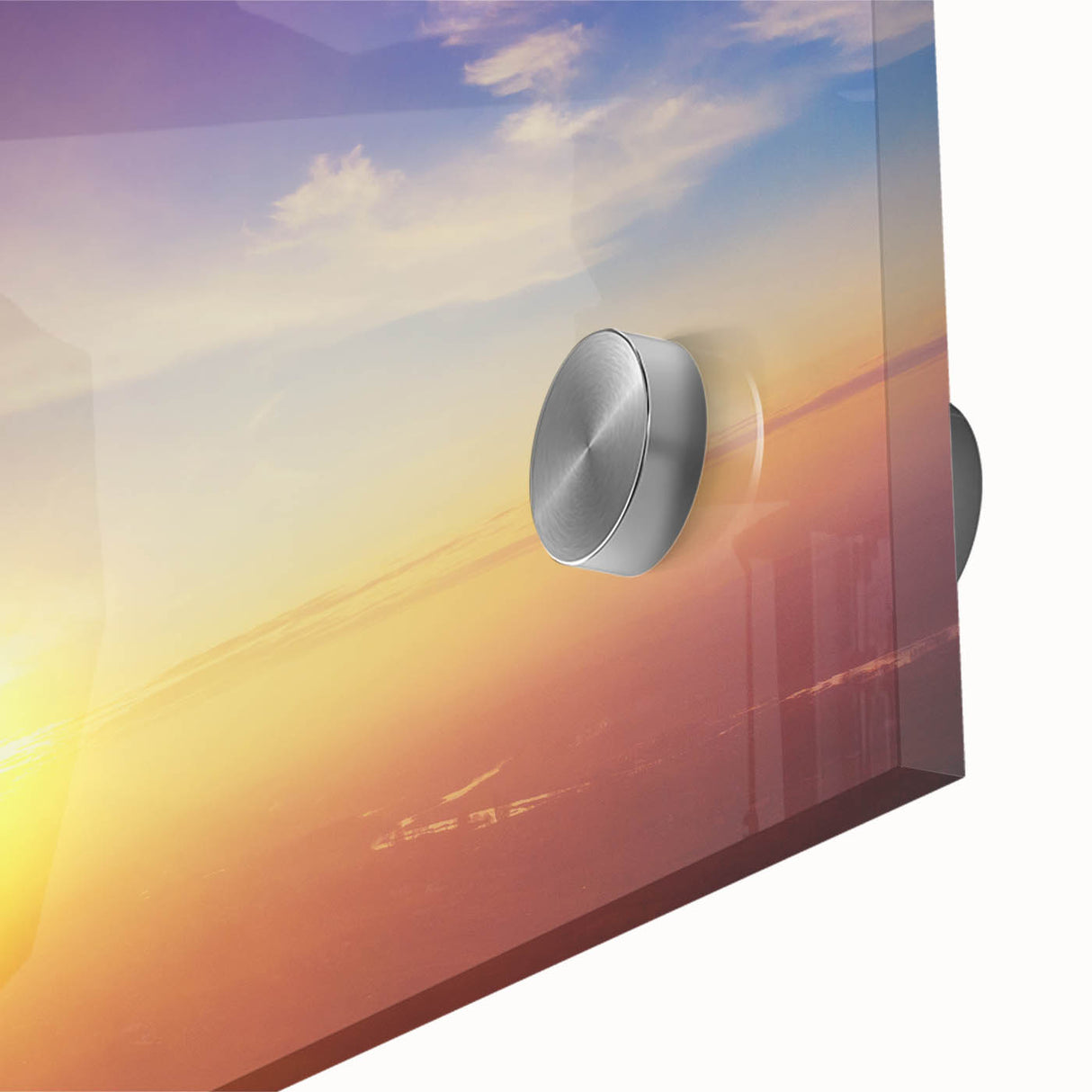 Serene Sunset Wall Art – Golden Horizon & Vibrant Sky