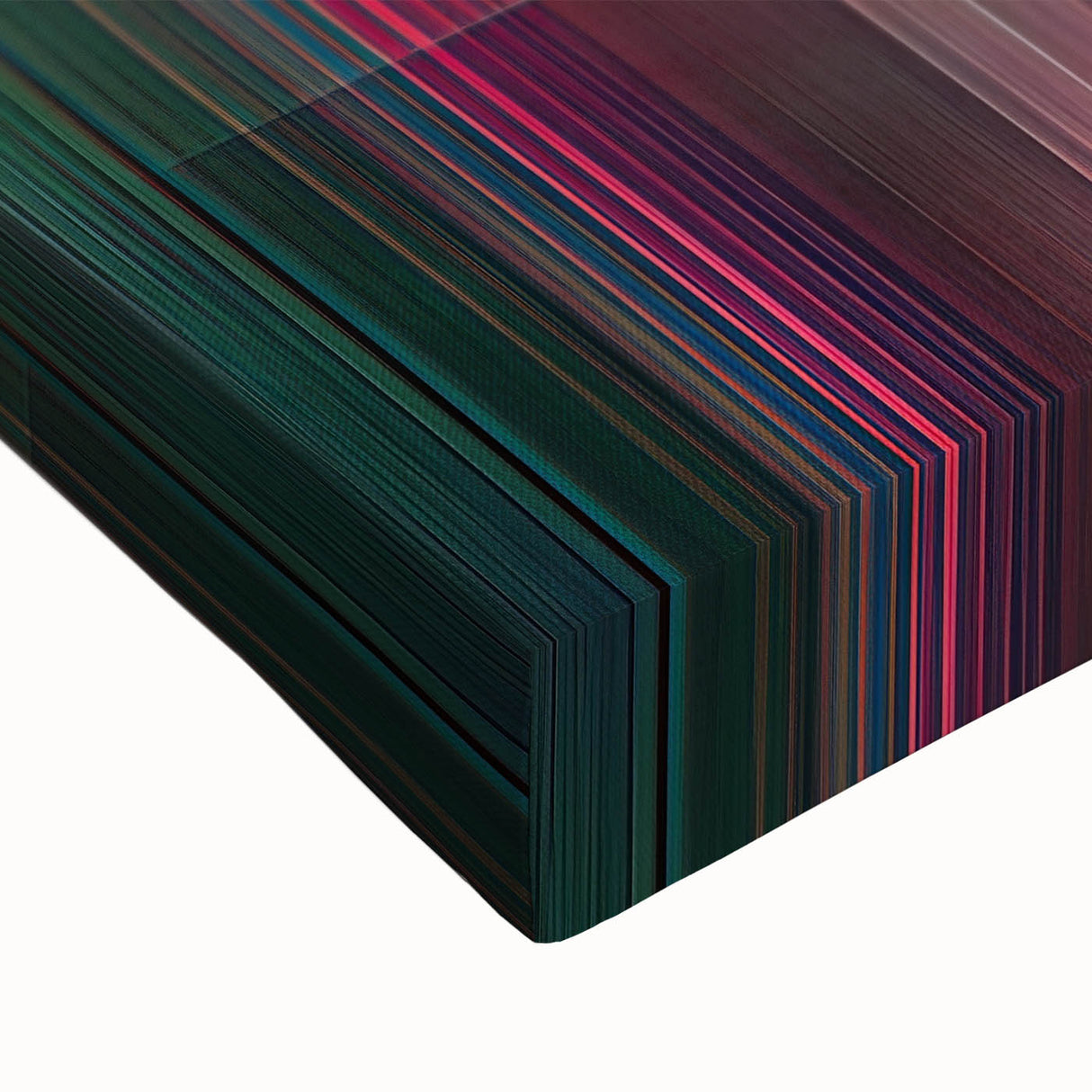 Modern Abstract Canvas Prints – Color Grid Linework Composition