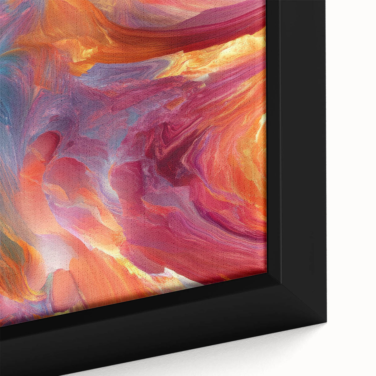 Colorful Abstract Wall Hangings – Swirling Expressionist Texture