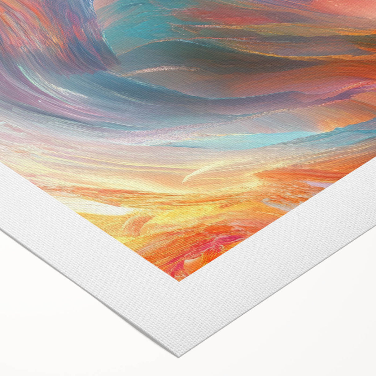 Colorful Abstract Wall Hangings – Swirling Expressionist Texture