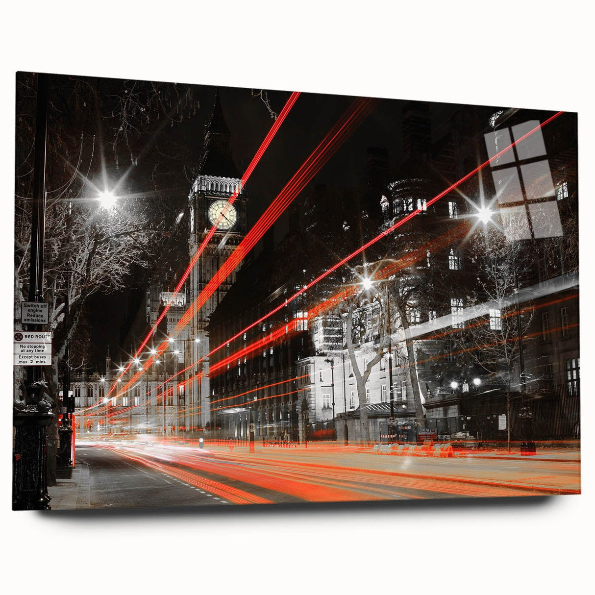 Cityscape Photography Print – Vibrant London Night Skyline Art