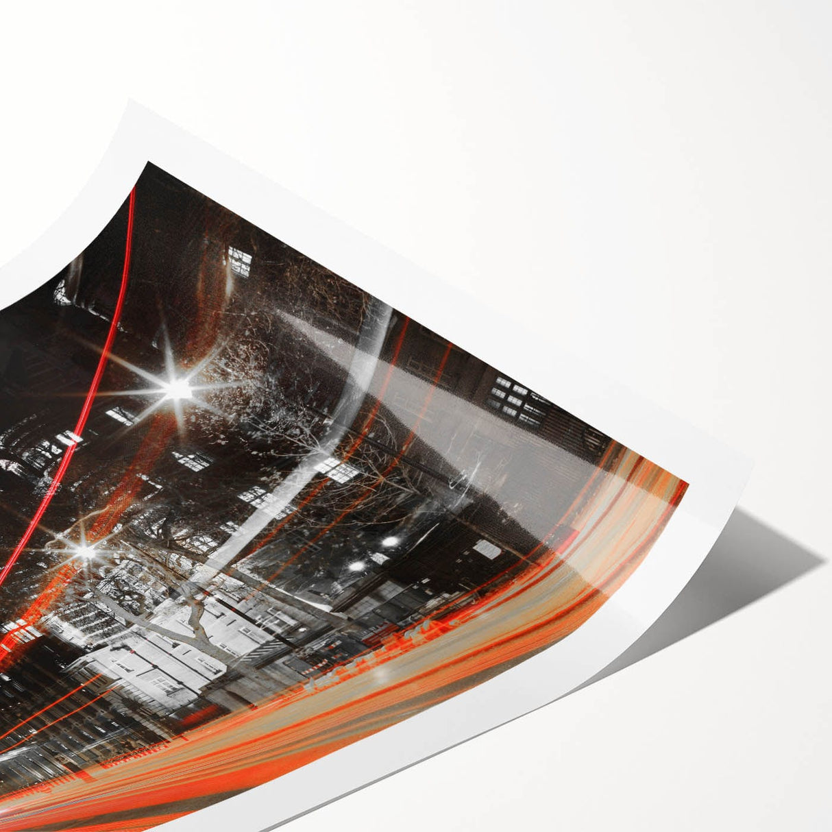 Cityscape Photography Print – Vibrant London Night Skyline Art