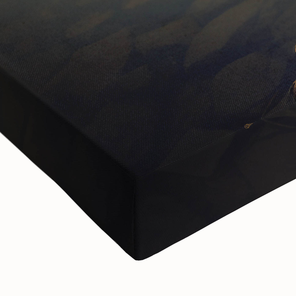 Abstract Minimalist Landscape Paintings – Golden Horizon Rock Path