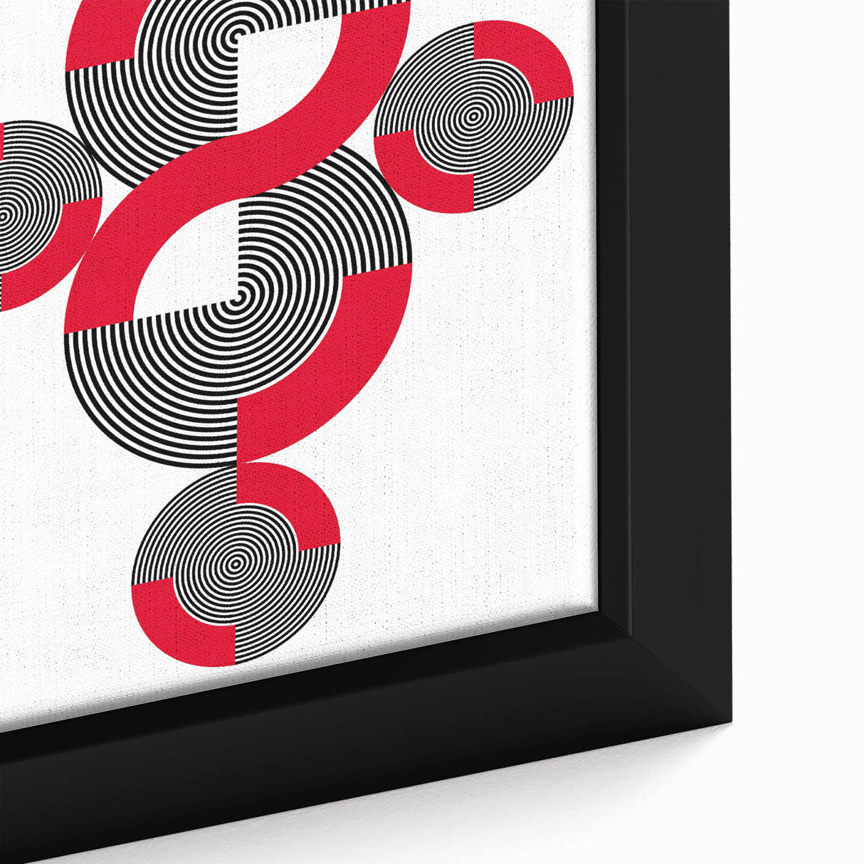 Geometric Abstract Paintings – Bold Modern Spiral Wall Art