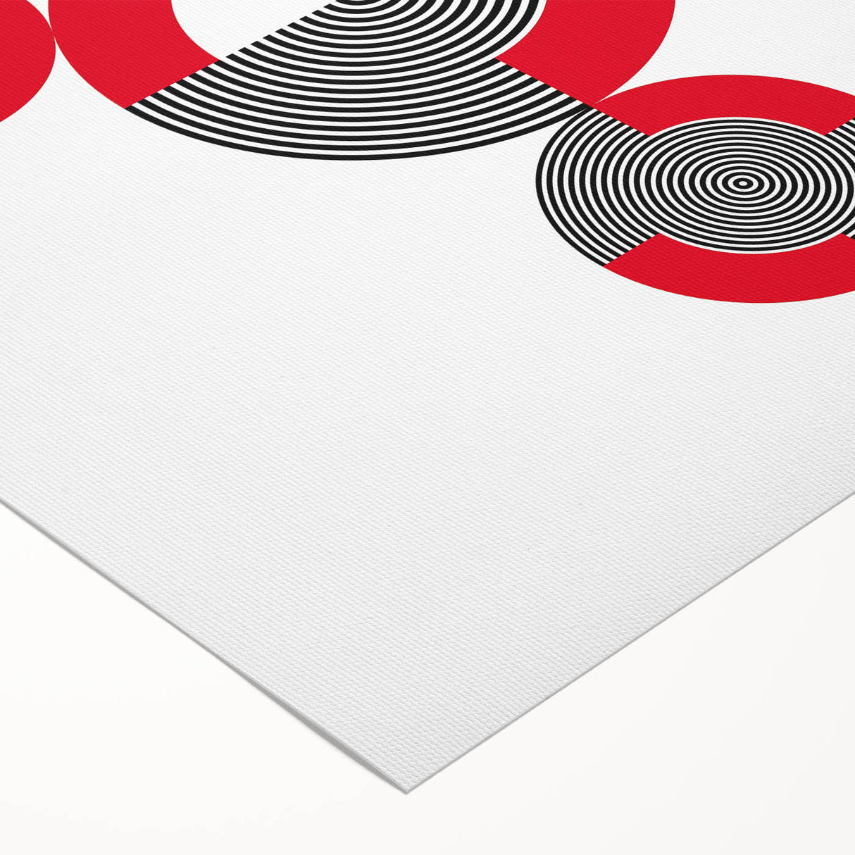 Geometric Abstract Paintings – Bold Modern Spiral Wall Art