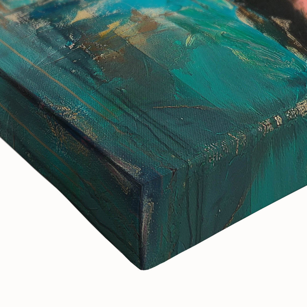 Large Abstract Expressionist Wall Art – Modern Colorful Canvas Print