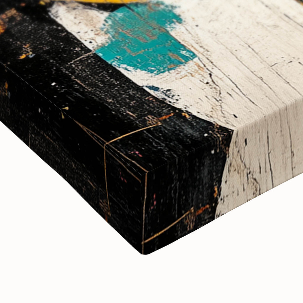 Modern Abstract Expressionist Wall Art – Geometric Canvas Print