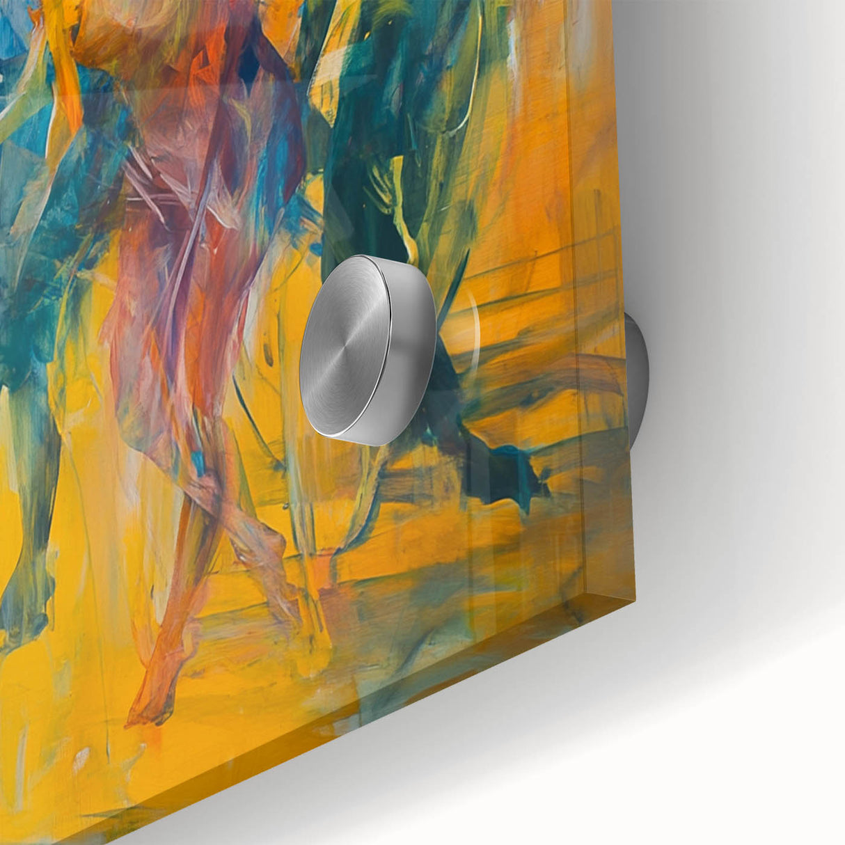 Contemporary Figurative Canvas Art – Expressive Dance Movement