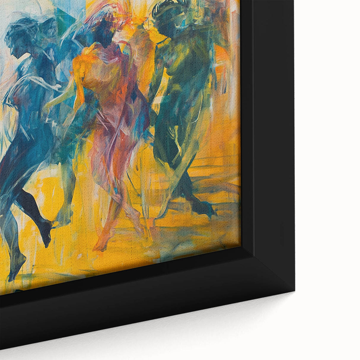Contemporary Figurative Canvas Art – Expressive Dance Movement