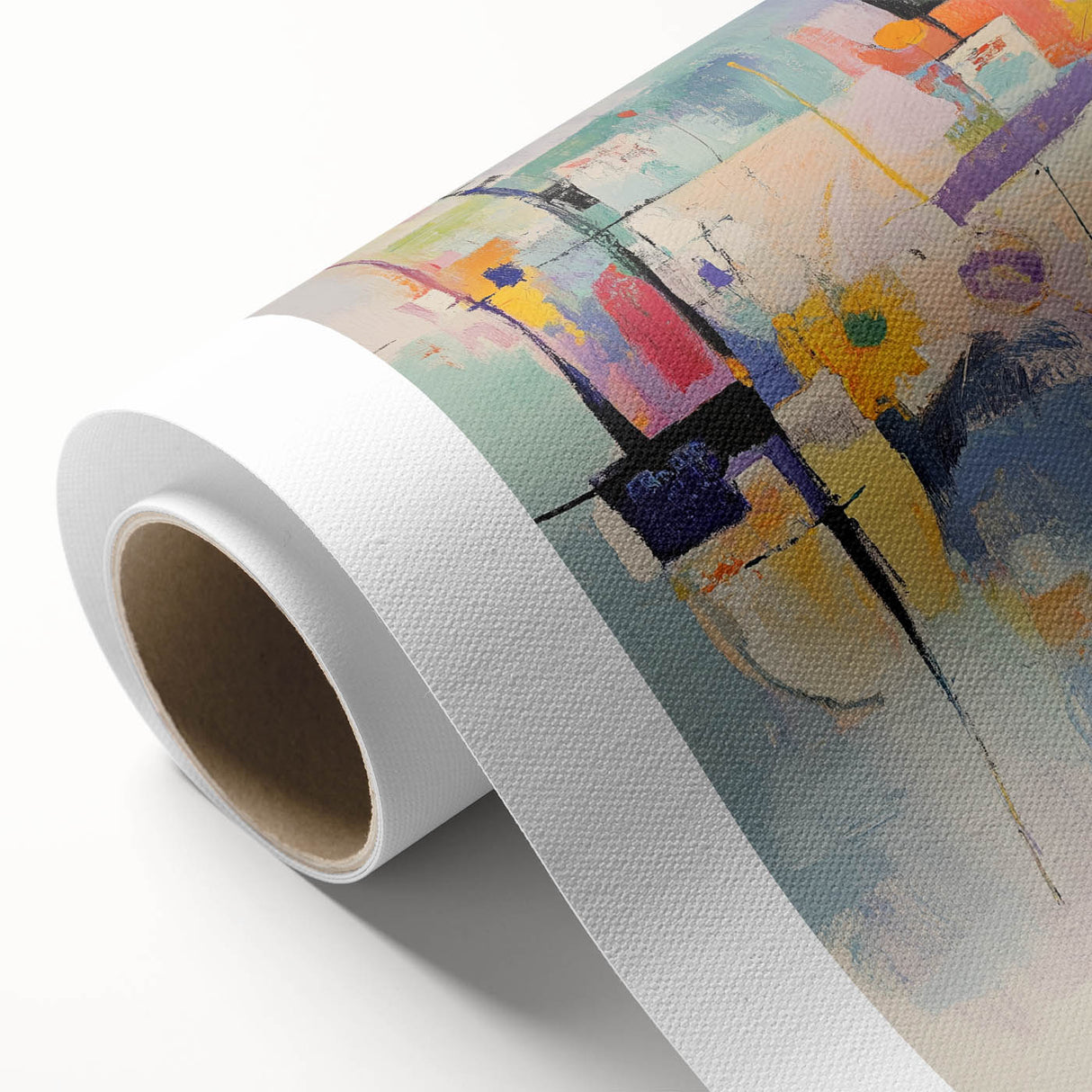 Soft Abstract Expressionist Wall Art – Pastel Dream Canvas Print