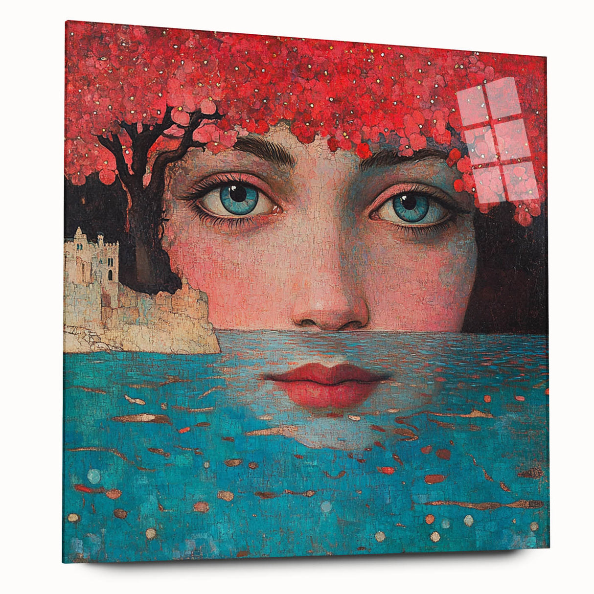 Colorful Abstract Figurative Paintings – Dreamlike Surreal Portrait