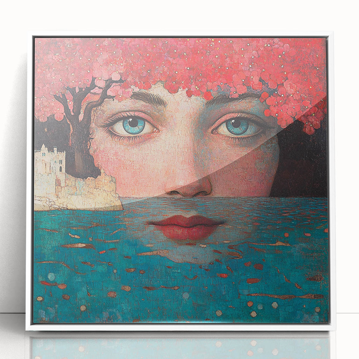 Colorful Abstract Figurative Paintings – Dreamlike Surreal Portrait