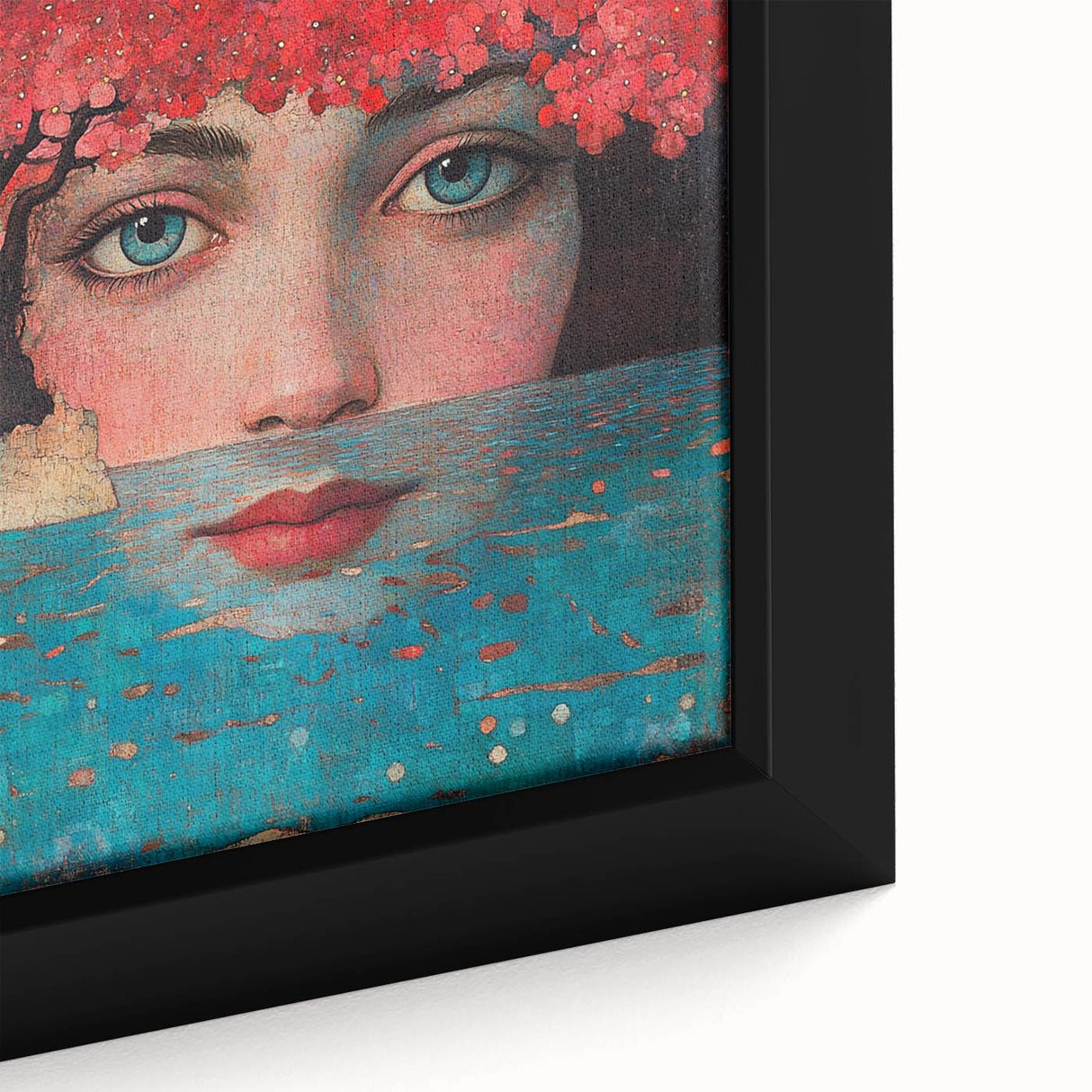 Colorful Abstract Figurative Paintings – Dreamlike Surreal Portrait