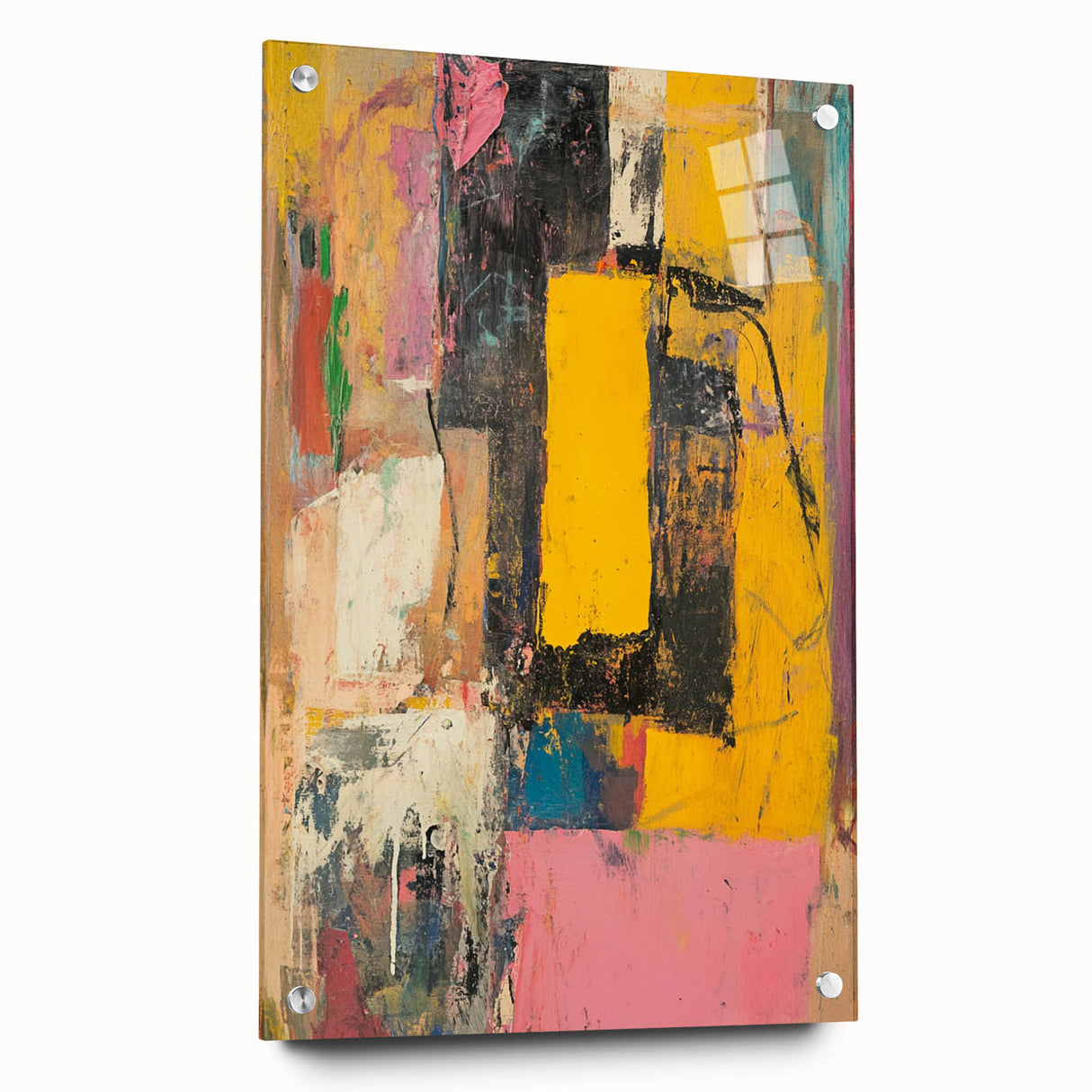 Abstract Expressionist Wall Art – Vibrant Modern Canvas Print