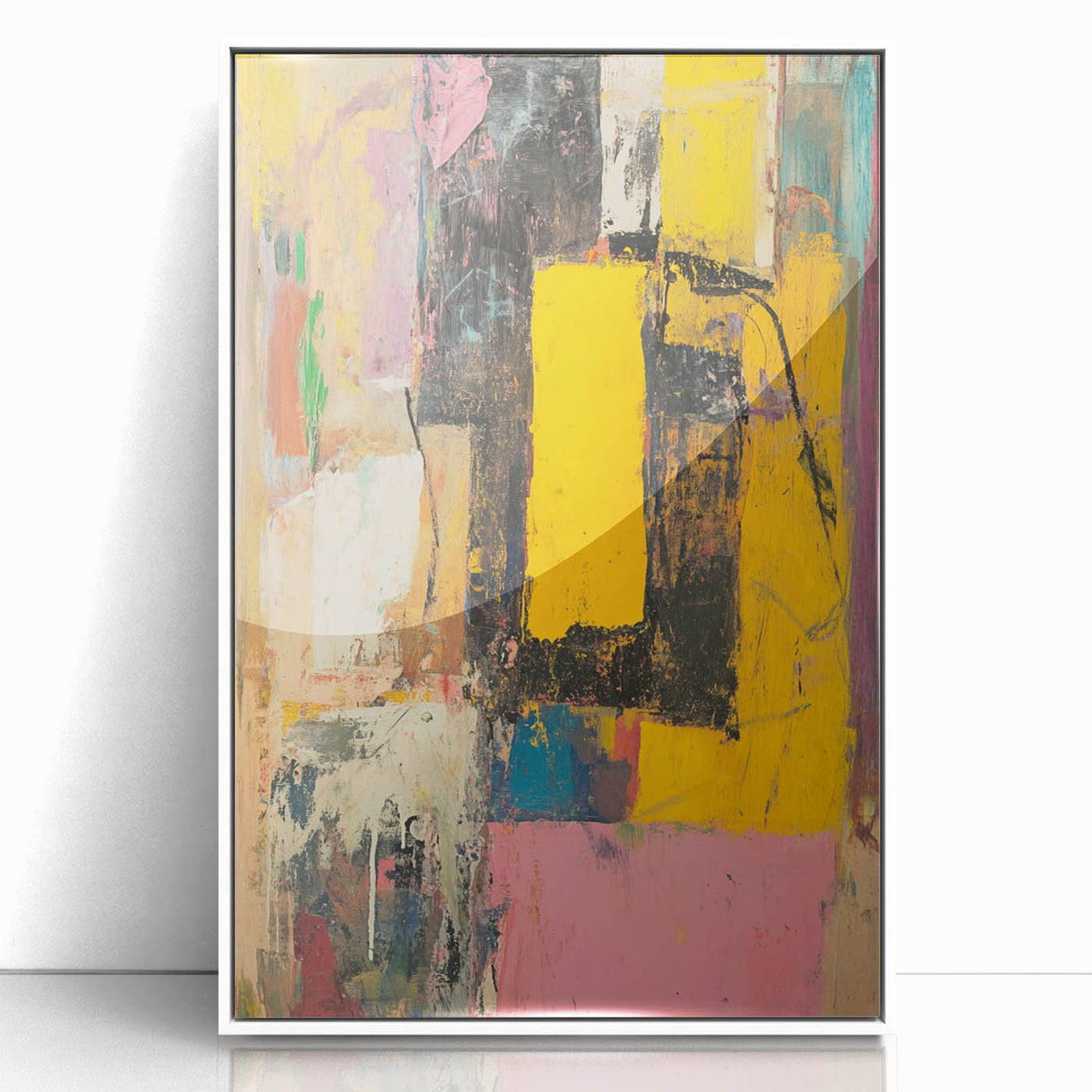 Abstract Expressionist Wall Art – Vibrant Modern Canvas Print