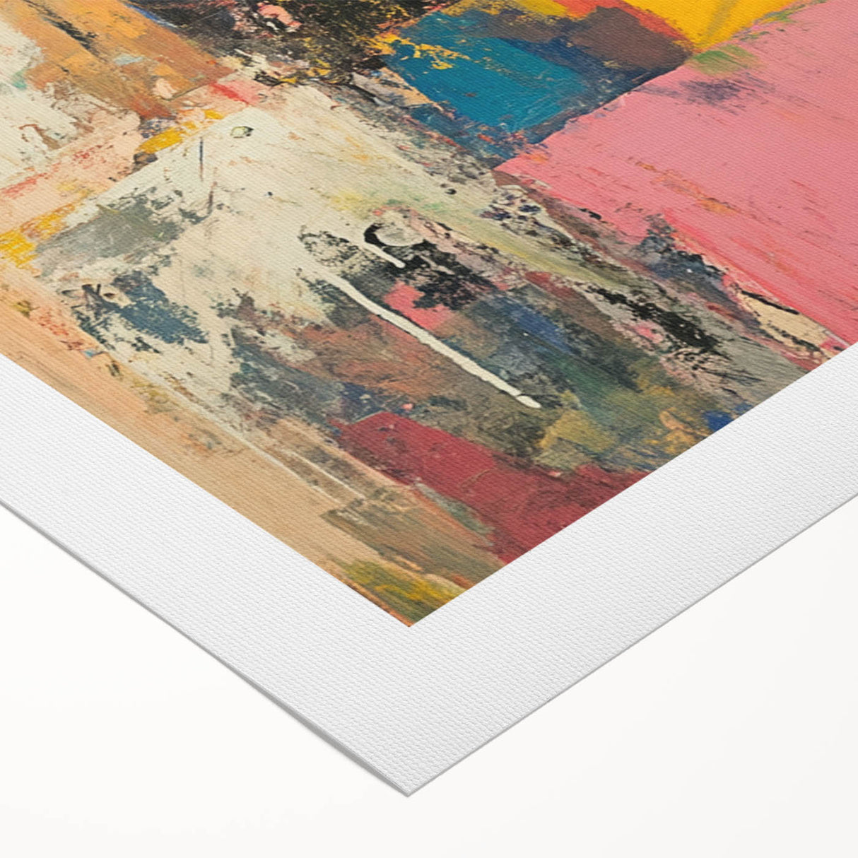 Abstract Expressionist Wall Art – Vibrant Modern Canvas Print